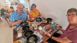 Zum Z'Nacht gab es Moule (Miesmuscheln)