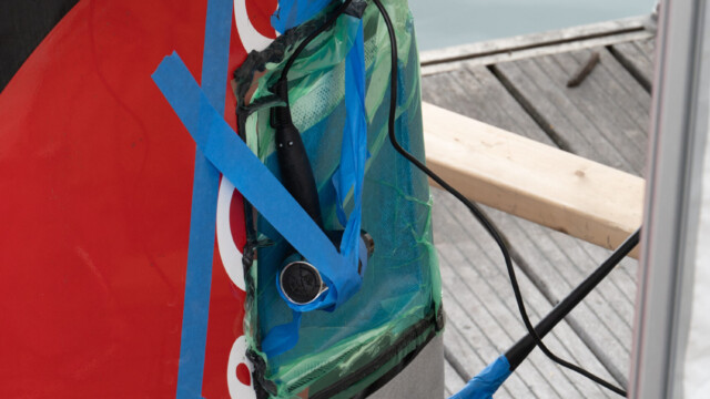 ... scheinbar ein ziemliches Loch, das hier repariert wurde