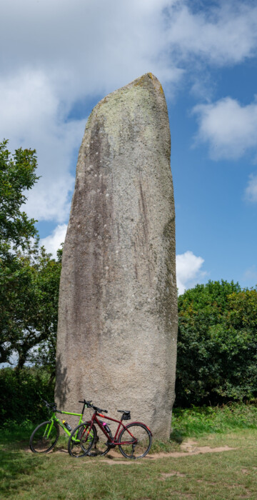 der höchste: Menhir Kerloas (9.5m hoch)
