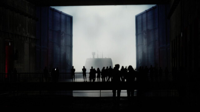 so könnte es während dem Krieg vor dem U-Bootbunker ausgesehen haben