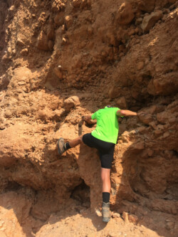 Selbstversuch - es sieht nicht so elegant aus...