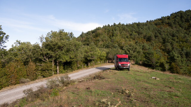 unser Frühstücks-Rastplatz