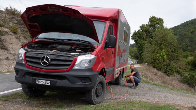 geschafft, der Luftdruck kann wieder erhöht werden