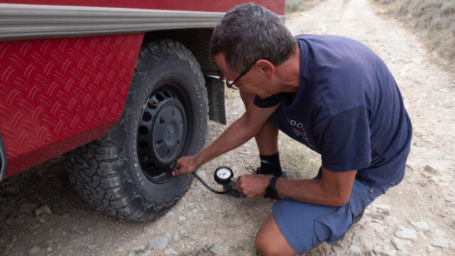 ... Luftdruck reduzieren