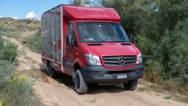 kein Problem für den Mercedes Sprinter / Bimobil EX366