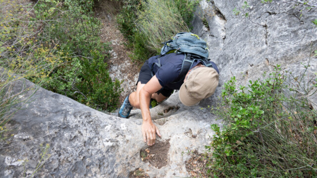 kleine Klettereinlage