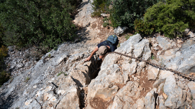 ein paar Kletterzüge