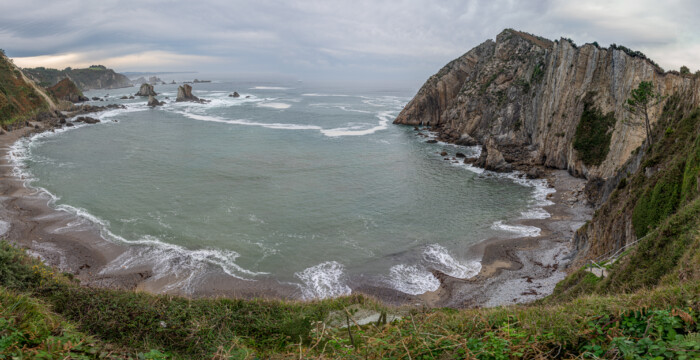 Panoramabild aus 17 Hochformataufnahmen