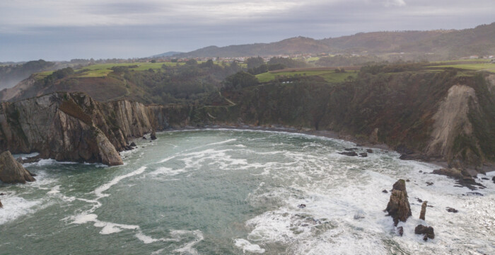 Panoramabild mit der Drohne