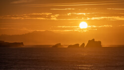 Sonnenuntergang an der Costa Quebrada