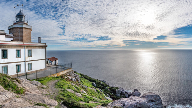 der Leuchtturm von Kap Finisterre