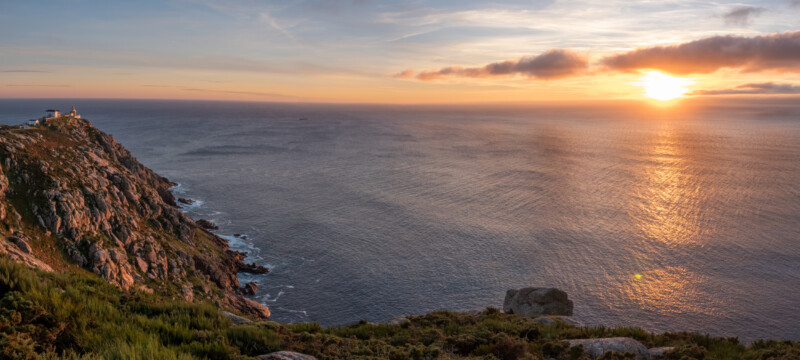 Sonnenuntergang am Kap Finisterre