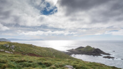 der westlichste Punkt von Festlandspanien, im Hintergrund Kap Finisterre
