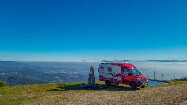 Frühstücksplatz über den Wolken