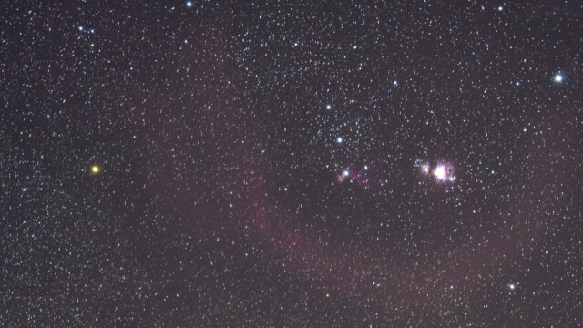 Orion mit roten Nebeln