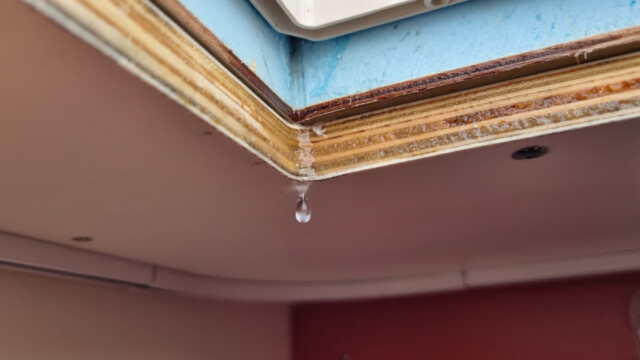 trotzdem tropfte es bei Regen in den Ecken weiter rein