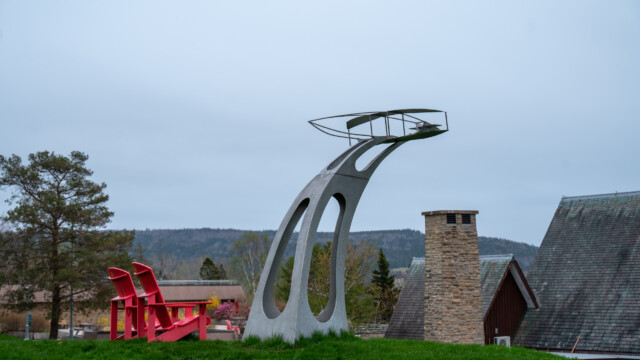 an diesem Flugzeug hat er mitgewirkt