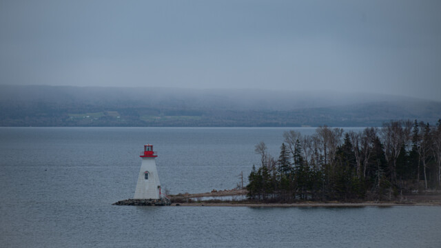 Leuchtturm in Baddeck am Cabot Trail