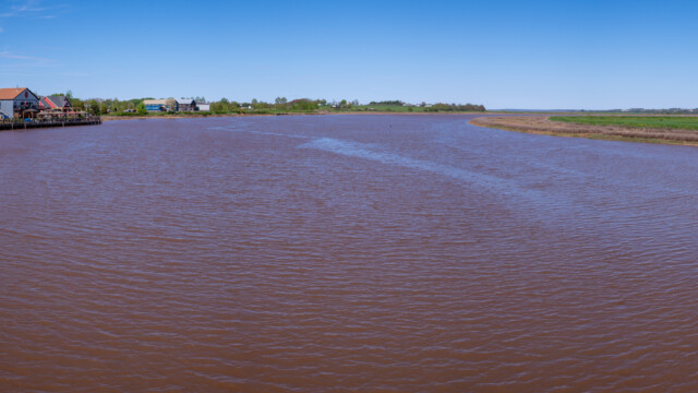 Hochwasser, die Stelzen sind weg