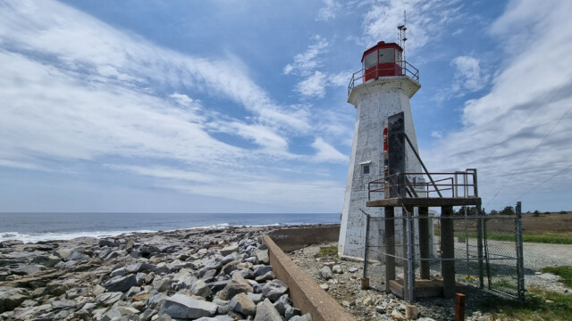 Leuchtturm Western Head mit Nebelhorn