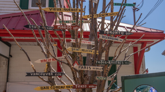 Distanzen ab Québec