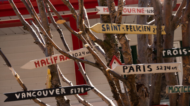 nach Vancouver und Paris ist es fast gleich weit...