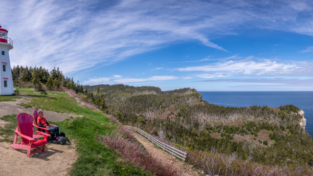 Leuchtturm am Kap Gaspé
