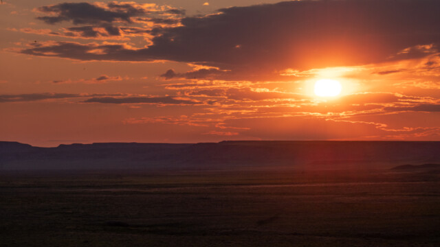 schöner Sonnenuntergang