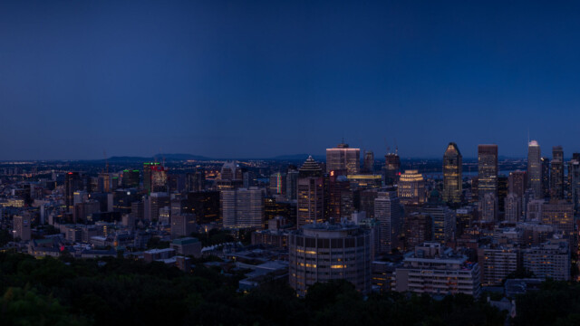 Panoramaansicht von Montréal