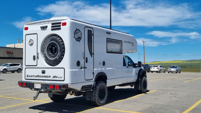 Reserverad im Heck integriert