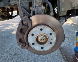 die Bremsen sehen gut aus, vielleicht etwas stramm eingestellt