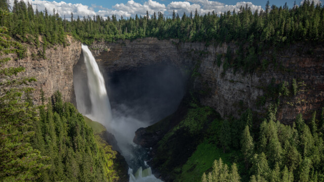 Helmcken-Wasserfall mit Langzeitbelichtung