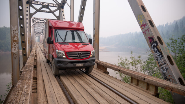 wenn da nur kein Zug kommt...