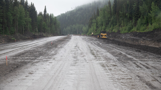 ergibt bei Regen einen ziemlichen Dreck