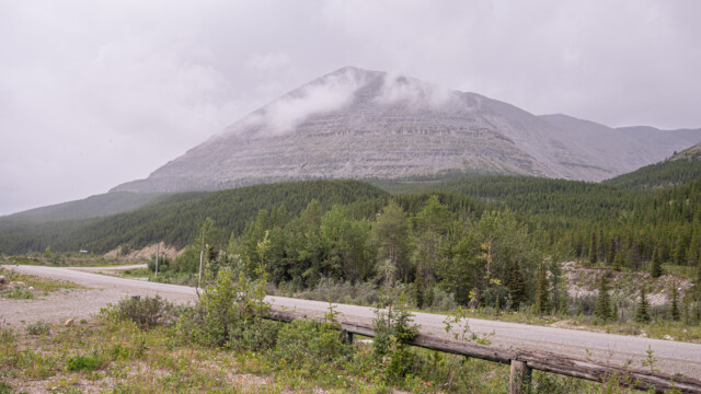 beim höchsten Punkt des Alaska-Highway