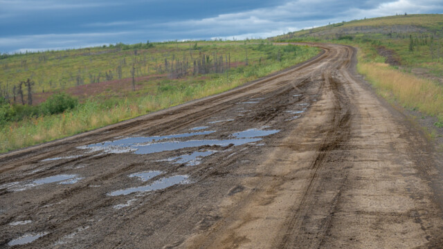 nicht überall ist die Piste gut
