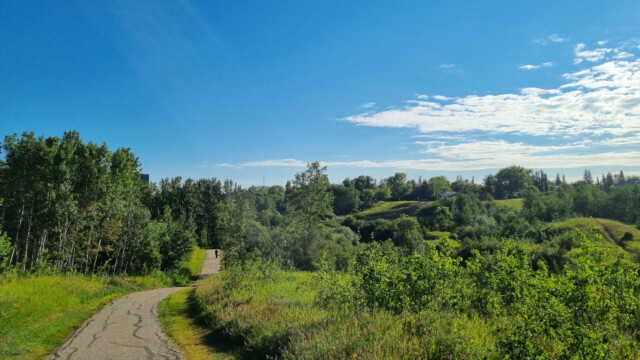 wunderschöne Jogging-Strecke in Grande-Prairie