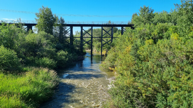 interessante EisenbahnbrĂĽcke