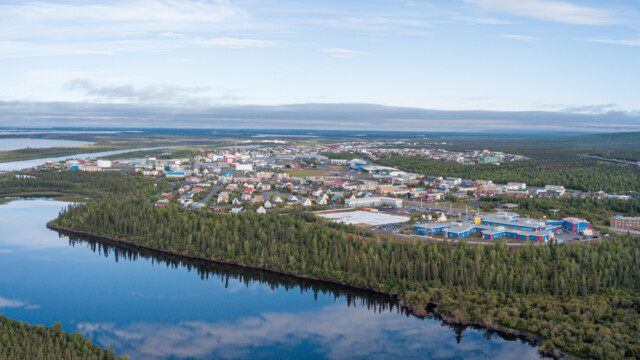 Inuvik von oben