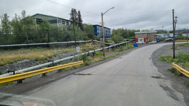 Leitungssystem in Inuvik mit Frisch- und Abwasser, Utilidors