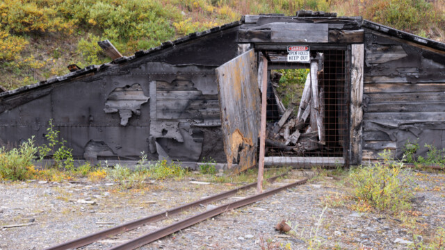 Bahnlinie nach nirgendwo, geschlossene Silbermine