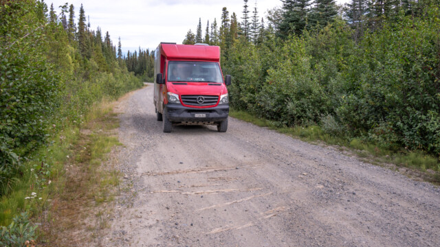 interessante Strassenkonstruktion