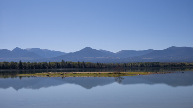 mit schönen Spiegelungen