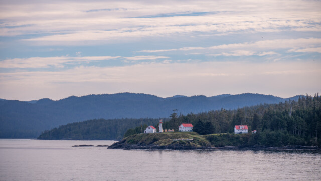 Leuchtturm vor Port Hardy