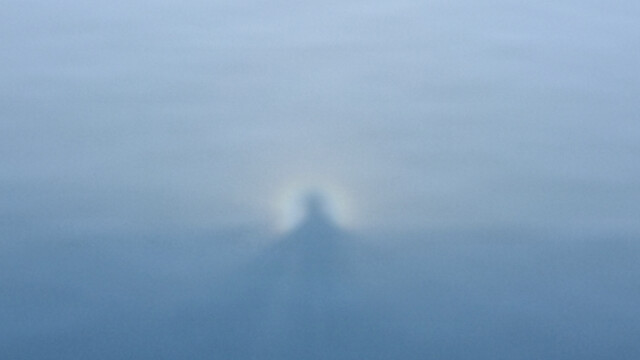 Heiligenschein um Kopf