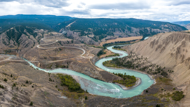 Panoramabild mit der Drohne