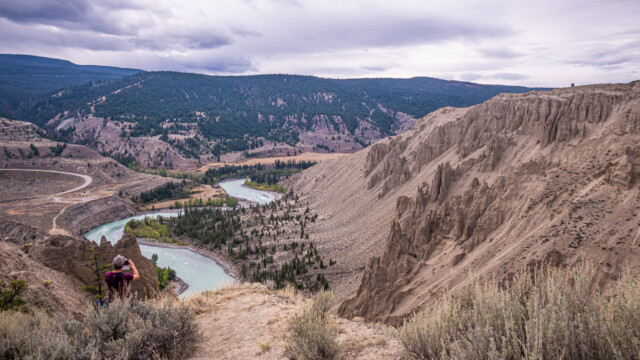 Felsnasen in der Schlucht