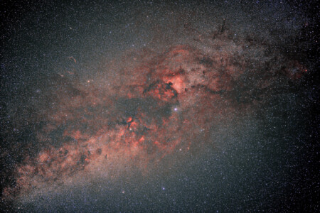 Schwan und nördliche Milchstrasse