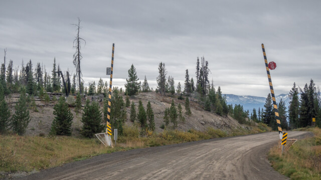 diese Barriere war bis jetzt in unserer elektronischen Karte als geschlossen eingezeichnet...