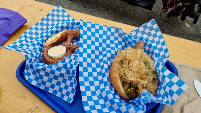 unser Mittagessen schmeckte ausgezeichnet